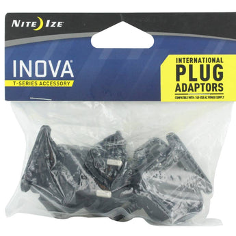 Nite Ize T4R-IPK-R4 INOVA LED Flashlight Accessory - USB International Plug Adapter - Black