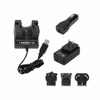 Nite Ize T4R-IPK-R4 INOVA LED Flashlight Accessory - USB International Plug Adapter - Black