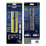 Nite Ize INOVA PowerSwitch T7R Rechargeable Focus Adjustable LED Flashlight - 713 Lumens - Includes 1 x 18650