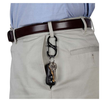 Nite Ize S-Biner SlideLock - Stainless Steel Double-Gated Carabiner with 2 x Sliding Locks - #3 - Stainless (LSB3-11-R6), Black (LSB3-01-R6), Spectrum (LSB3-07-R3)