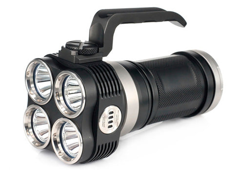 Niteye EYE40 Search Light - 4 x CREE XM-L2 (T6) LEDs - 3150 Lumens - Uses 4 x 18650