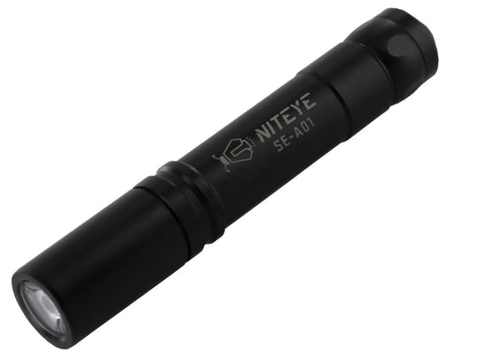 Niteye SE-A01 EDC Flashlight - With CREE XP-G LED - 130 Lumens - Gray Body - Uses 1 x AAA Battery
