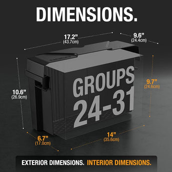NOCO BG31 Group 24-31 Battery Box