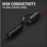 NOCO GC017 12V Plug Socket w/ Clamps