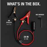 NOCO GC017 12V Plug Socket w/ Clamps