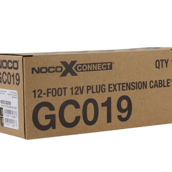 NOCO GC019 12V Plug 12-Foot Extension Cable