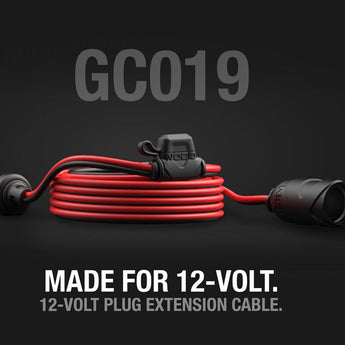 NOCO GC019 12V Plug 12-Foot Extension Cable