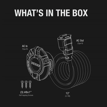 NOCO GCP1EX 12-Foot AC Port Plug