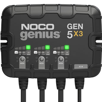 NOCO GEN5X3 3-Bank 15A Onboard Battery Charger