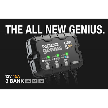 NOCO GEN5X3 3-Bank 15A Onboard Battery Charger