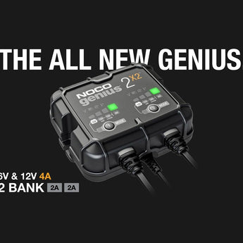NOCO GENIUS2X2 4A 2-Bank Battery Charger