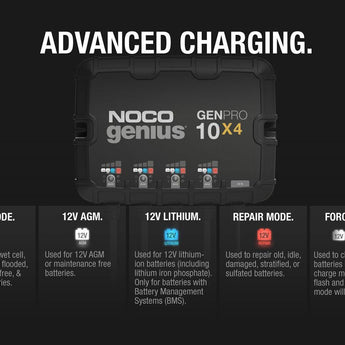 NOCO GENPRO10X4 4-Bank 40A Onboard Battery Charger
