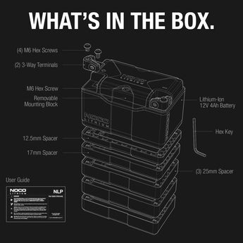 NOCO NLP14 Group 14 12V 7Ah Lithium Powersports Battery