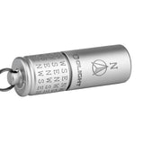 Olight I1R 2 Pro EOS Keychain Twist USB-C Rechargeable Flashlight - Cardinal Directions Edition - Chip Scale LED - 180 Lumens - Uses Built-In 130mAh Battery Pack - North, South, East, West and Center