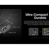 Nitecore NPL-25 Rechargeable LED Weapon Light - 900 Lumens - NiteLab UHi 20 - Includes 500mAh Li-ion Battery Pack