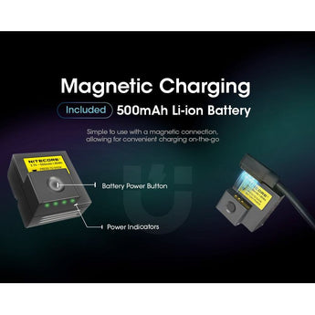 Nitecore NPL-25 Rechargeable LED Weapon Light - 900 Lumens - NiteLab UHi 20 - Includes 500mAh Li-ion Battery Pack