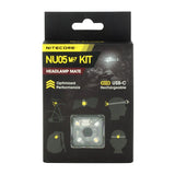 Nitecore NU05-V2-KIT USB-C Rechargeable Headlamp Mate - 40 Lumens - Uses Built-in Li-ion Battery Pack - Includes Headband, Bike Mount and Charging Cable