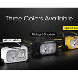 Nitecore NU21 Ultra Lightweight Dual Beam USB-C Rechargeable LED Headlamp - 360 Lumens - Uses Built-in 500mAh Li-ion Battery Pack - White, Black, or Yellow