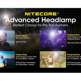 Nitecore NU21 Ultra Lightweight Dual Beam USB-C Rechargeable LED Headlamp - 360 Lumens - Uses Built-in 500mAh Li-ion Battery Pack - White, Black, or Yellow