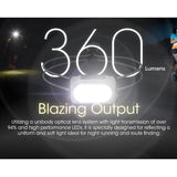 Nitecore NU21 Ultra Lightweight Dual Beam USB-C Rechargeable LED Headlamp - 360 Lumens - Uses Built-in 500mAh Li-ion Battery Pack - White, Black, or Yellow