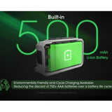 Nitecore NU21 Ultra Lightweight Dual Beam USB-C Rechargeable LED Headlamp - 360 Lumens - Uses Built-in 500mAh Li-ion Battery Pack - White, Black, or Yellow