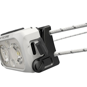 Nitecore NU21 Ultra Lightweight Dual Beam USB-C Rechargeable LED Headlamp - 360 Lumens - Uses Built-in 500mAh Li-ion Battery Pack - White, Black, or Yellow