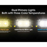 Nitecore NU25 MCT Headlamp 400 Lumens - Includes Built-In Li-Ion Battery Pack - Standard or Ultra-Lightweight Model