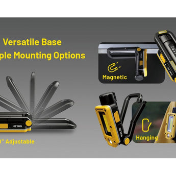 Nitecore NWL20 Triple Output USB-C Rechargeable LED Work Light - 600 Lumens - Includes 1 x 21700