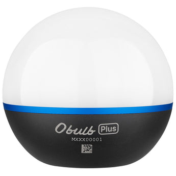 Olight Obulb Plus Rechargeable LED Lantern - 300 Lumens - Uses Built-in 2000mAh Li-ion Battery Pack - Black, Orange, or White