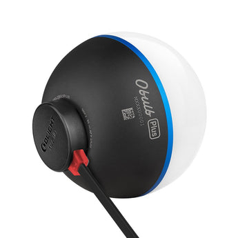 Olight Obulb Plus Rechargeable LED Lantern - 300 Lumens - Uses Built-in 2000mAh Li-ion Battery Pack - Black, Orange, or White