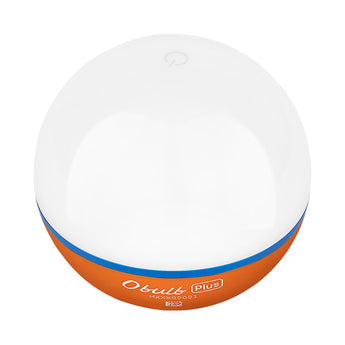 Olight Obulb Plus Rechargeable LED Lantern - 300 Lumens - Uses Built-in 2000mAh Li-ion Battery Pack - Black, Orange, or White