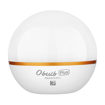 Olight Obulb Plus Rechargeable LED Lantern - 300 Lumens - Uses Built-in 2000mAh Li-ion Battery Pack - Black, Orange, or White