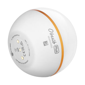 Olight Obulb Plus Rechargeable LED Lantern - 300 Lumens - Uses Built-in 2000mAh Li-ion Battery Pack - Black, Orange, or White