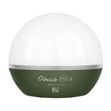 Olight Obulb Pro S Rechargeable LED Lantern - 240 Lumens - Uses Built-in 1650mAh Li-ion Battery Pack - With or Without Charging Cable - Black, OD Green, Orange, Gray, Blue, or Red