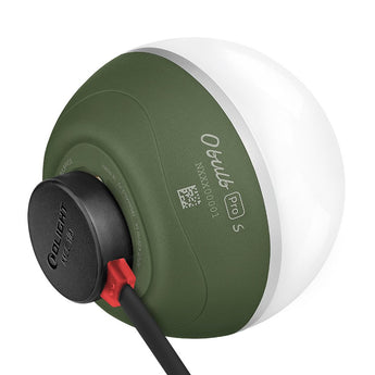 Olight Obulb Pro S Rechargeable LED Lantern - 240 Lumens - Uses Built-in 1650mAh Li-ion Battery Pack - With or Without Charging Cable - Black, OD Green, Orange, Gray, Blue, or Red