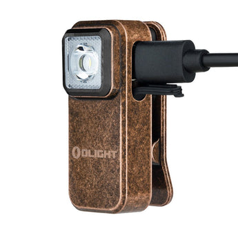 Olight Oclip LED Cliplight - 300 Lumens - Uses Built-in 280mAh Li-ion Battery Pack - Black, OD Green, Orange, or Copper