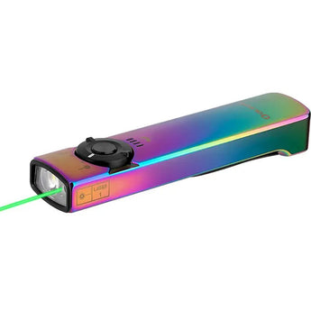 Olight Arkfeld LED Flashlight - 1000 Lumens - 6500K Cool White or 5000K Neutral White - Green Laser - Black and Additional Colors