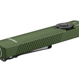 Olight Arkfeld Pro Rechargeable LED Flashlight - 1300 Lumens - Cool White or Neutral White LED - 365nm UV - 520nm Green Laser - Uses Built-in 1500mAh Li-Poly Battery Pack - Black and Additional Colors