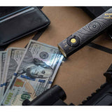 Olight Arkfeld Pro Rechargeable LED Flashlight - 1300 Lumens - Cool White or Neutral White LED - 365nm UV - 520nm Green Laser - Uses Built-in 1500mAh Li-Poly Battery Pack - Black and Additional Colors