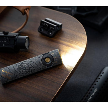 Olight Arkfeld Pro Rechargeable LED Flashlight - 1300 Lumens - Cool White or Neutral White LED - 365nm UV - 520nm Green Laser - Uses Built-in 1500mAh Li-Poly Battery Pack - Black and Additional Colors