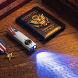 Olight Arkfeld Pro Rechargeable LED Flashlight - 1300 Lumens - Cool White or Neutral White LED - 365nm UV - 520nm Green Laser - Uses Built-in 1500mAh Li-Poly Battery Pack - Black and Additional Colors