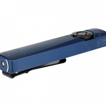 Olight Arkfeld Ultra Rechargeable LED Flashlight - 1400 Lumens - Cool or Neutral White - 365nm UV - Green Laser - Uses Built-in 1500mAh Li-Poly Battery Pack - Multiple Color Options