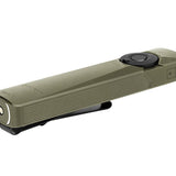 Olight Arkfeld Ultra Rechargeable LED Flashlight - 1400 Lumens - Cool or Neutral White - 365nm UV - Green Laser - Uses Built-in 1500mAh Li-Poly Battery Pack - Multiple Color Options