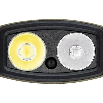 Olight Arkfeld Ultra Rechargeable LED Flashlight - 1400 Lumens - Cool or Neutral White - 365nm UV - Green Laser - Uses Built-in 1500mAh Li-Poly Battery Pack - Multiple Color Options