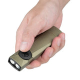 Olight Arkfeld Ultra Rechargeable LED Flashlight - 1400 Lumens - Cool or Neutral White - 365nm UV - Green Laser - Uses Built-in 1500mAh Li-Poly Battery Pack - Multiple Color Options