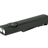 Olight Arkfeld Ultra Rechargeable LED Flashlight - 1400 Lumens - Cool or Neutral White - 365nm UV - Green Laser - Uses Built-in 1500mAh Li-Poly Battery Pack - Multiple Color Options
