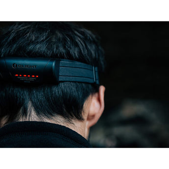 Olight Array 2 Pro Rechargeable LED Headlamp - 1500 Lumens - Uses Built-in 3350mAh Li-ion Battery Pack - Black or Orange