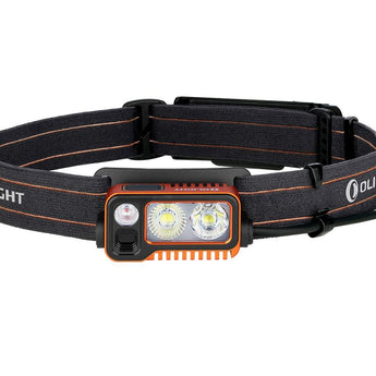 Olight Array 2 Pro Rechargeable LED Headlamp - 1500 Lumens - Uses Built-in 3350mAh Li-ion Battery Pack - Black or Orange