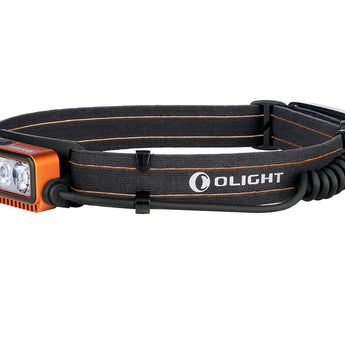 Olight Array 2 Pro Rechargeable LED Headlamp - 1500 Lumens - Uses Built-in 3350mAh Li-ion Battery Pack - Black or Orange