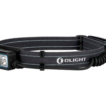 Olight Array 2S Wave Control USB-C Rechargeable LED Headlamp - 1000 Lumens - Uses Built-in 2600mAh Li-ion Battery Pack - Black, Midnight Blue (Limited Edition)